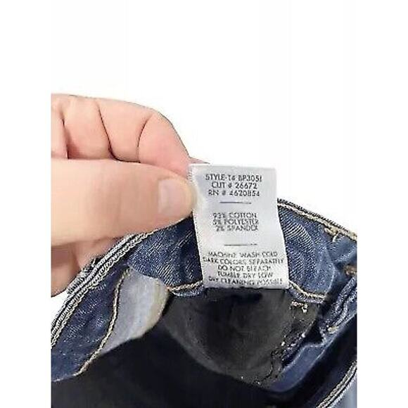 Just Black Denim Dark Wash Distressed Skinny Jeans Womens 25 - Picture 4 of 7